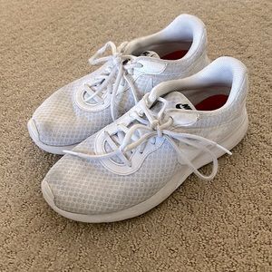 White Nike Running Shoes